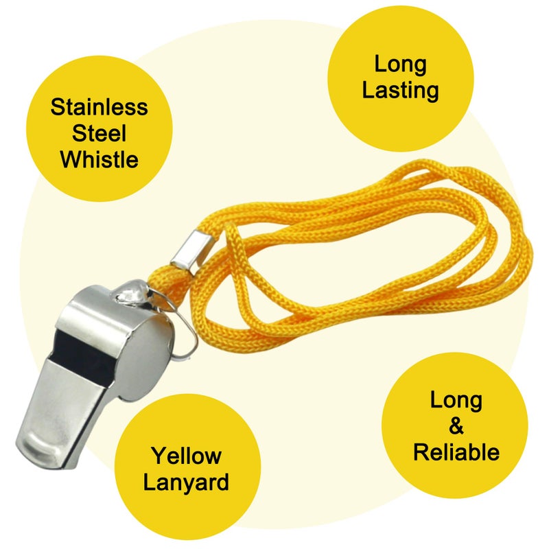 YHFUISK 8 Pcs Challenge Flag Referee Hat Set,Tossing Flags Sports Fan Set Penalty Flag Party Accessory (3 Yellow and 3 Red),Official Football Hat and Stainless Steel Whistle,Referee Costume Cap set1 - Image 4